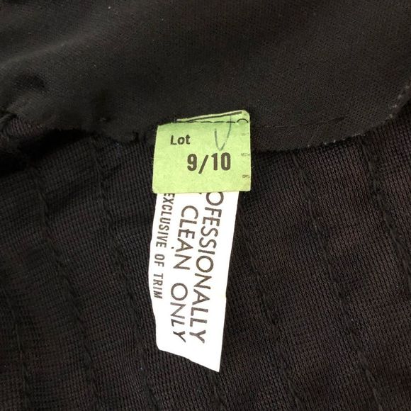 80’s Vintage Cobalt Sequin Zigzag Cap Sleeve V Back Bodycon Dress - Picture 9 of 11